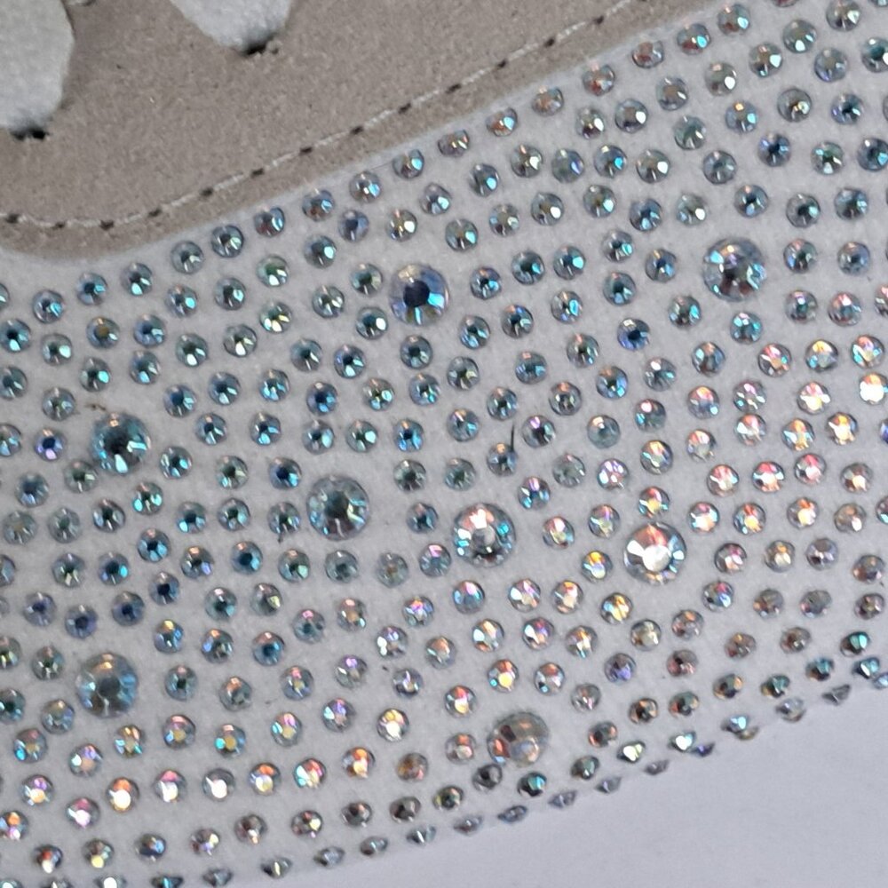 Liliana rhinestone and white/gray sneakers